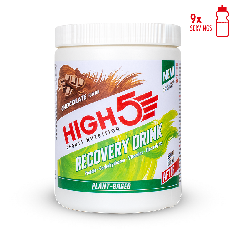high5-plant-based-recovery-drink-450g-schokolade image 1