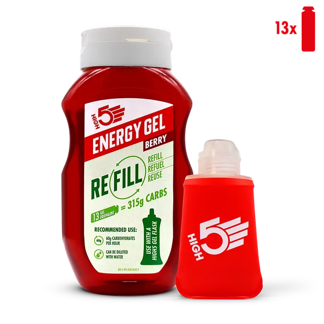 high5-gel-refill-bundle-150ml-flask-berry-550g image 1