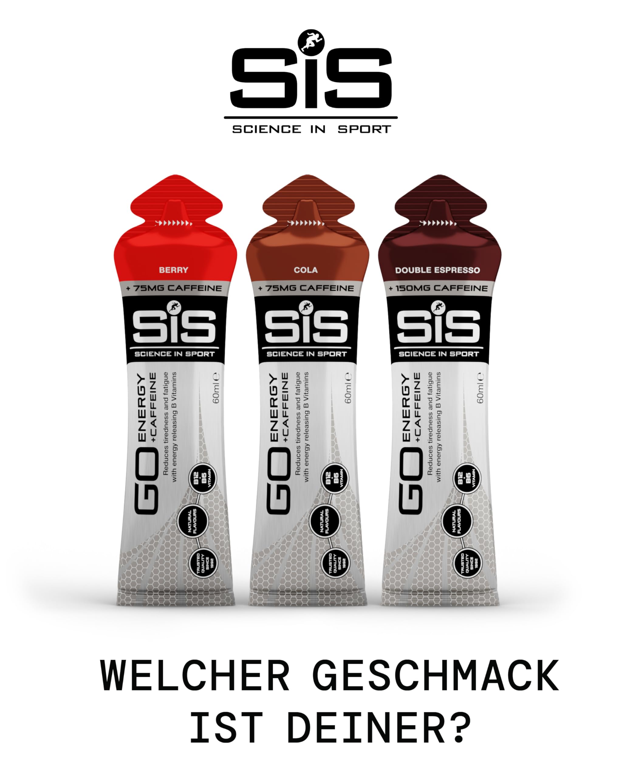 science-in-sport-go-energy-koffein-gel-30-x-60-ml-beere image 6