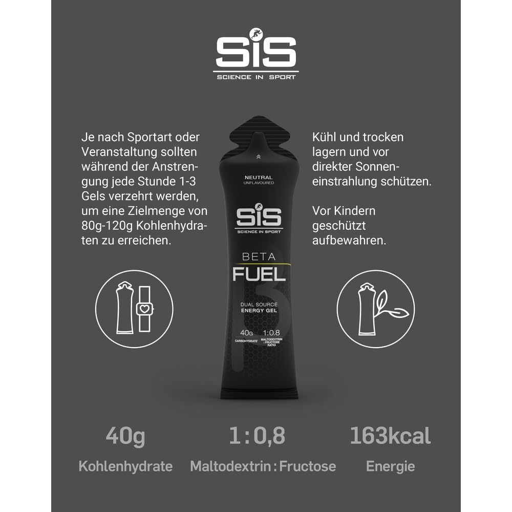 science-in-sport-beta-fuel-gel-6-x-60-ml-ohne-geschmack image 3