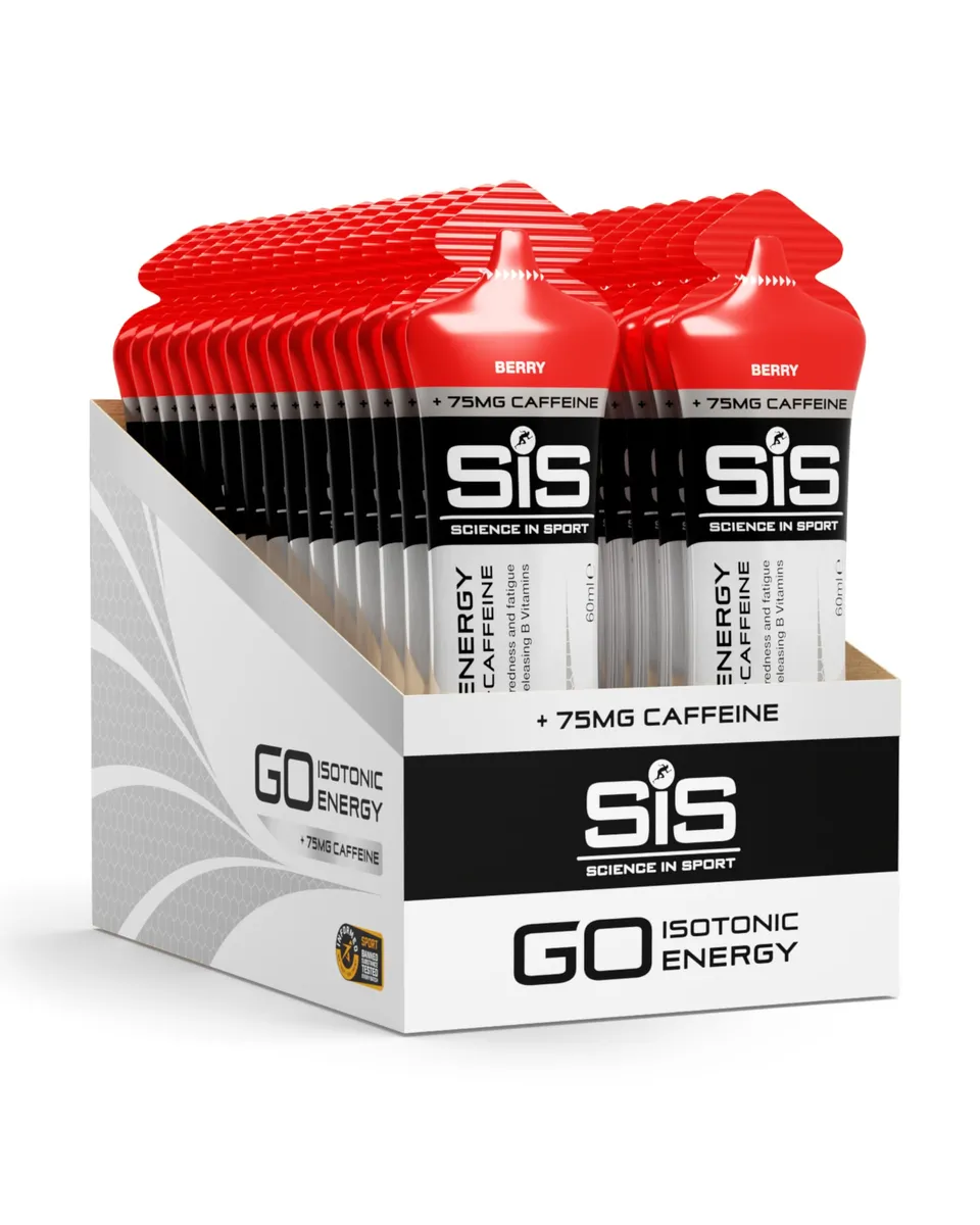 science-in-sport-go-energy-koffein-gel-30-x-60-ml-beere image 1