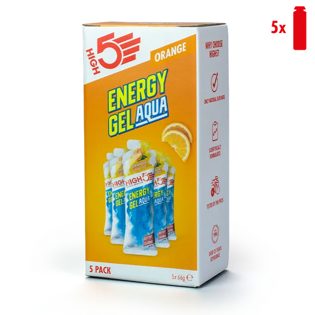 high5-energy-gel-aqua-5-pack-orange-leichtes-gel-mit-fruchtsaft image 1