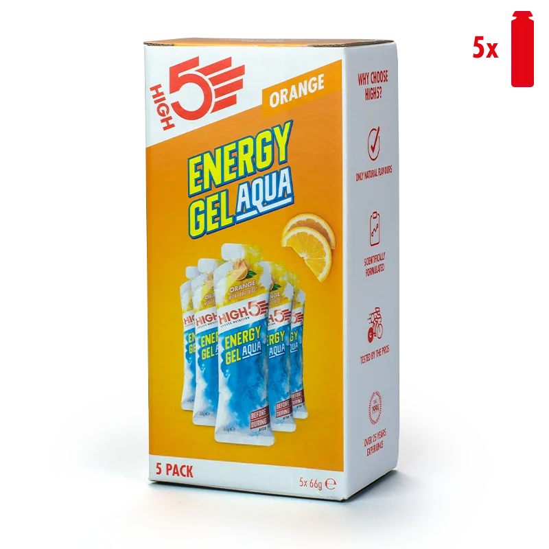 high5-energy-gel-aqua-5-pack-orange-leichtes-gel-mit-fruchtsaft image 1