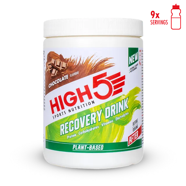 high5-plant-based-recovery-drink-450g-schokolade image 1