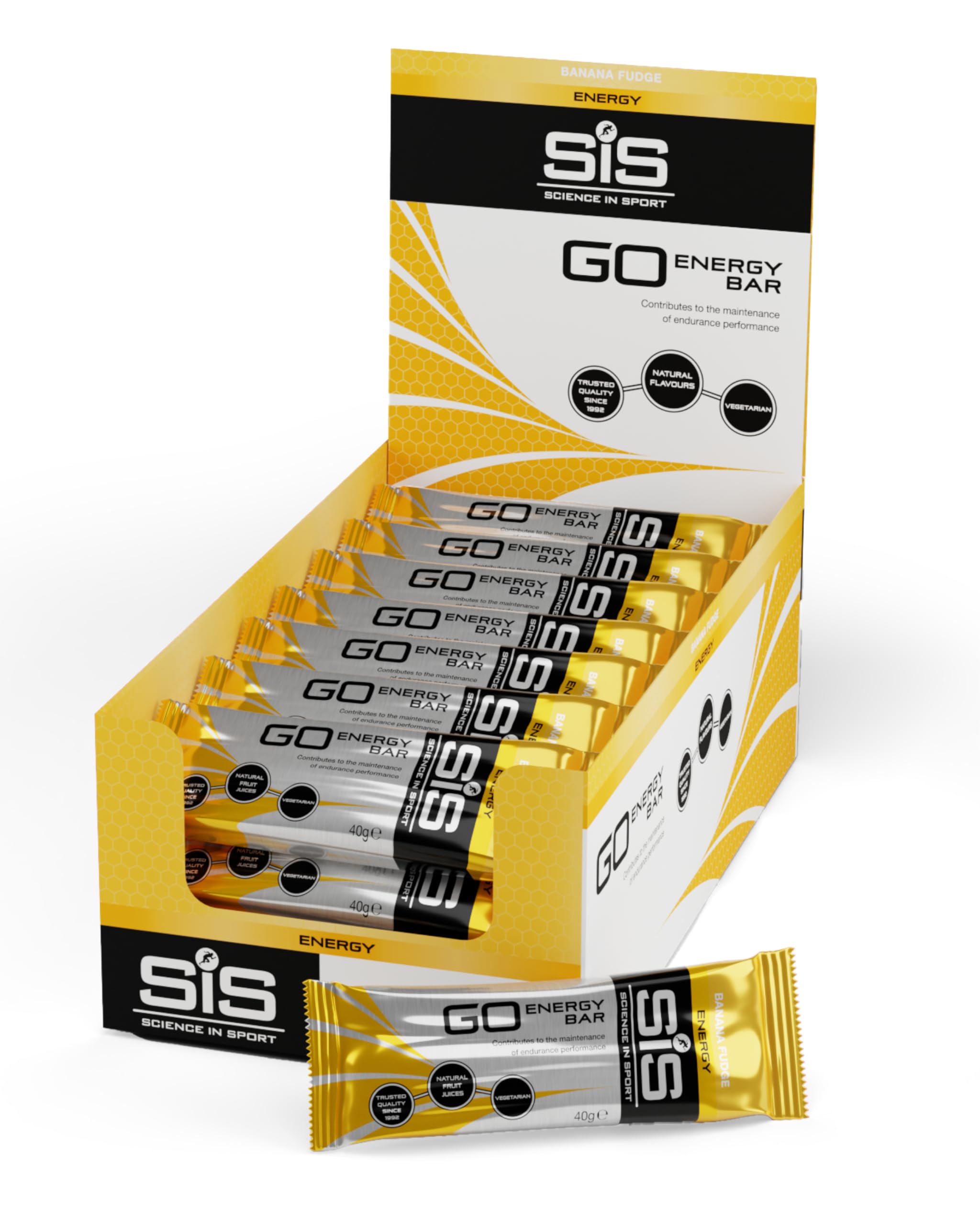 science-in-sport-go-energieriegel-mini-30-x-40-g-banane-karamell image 1