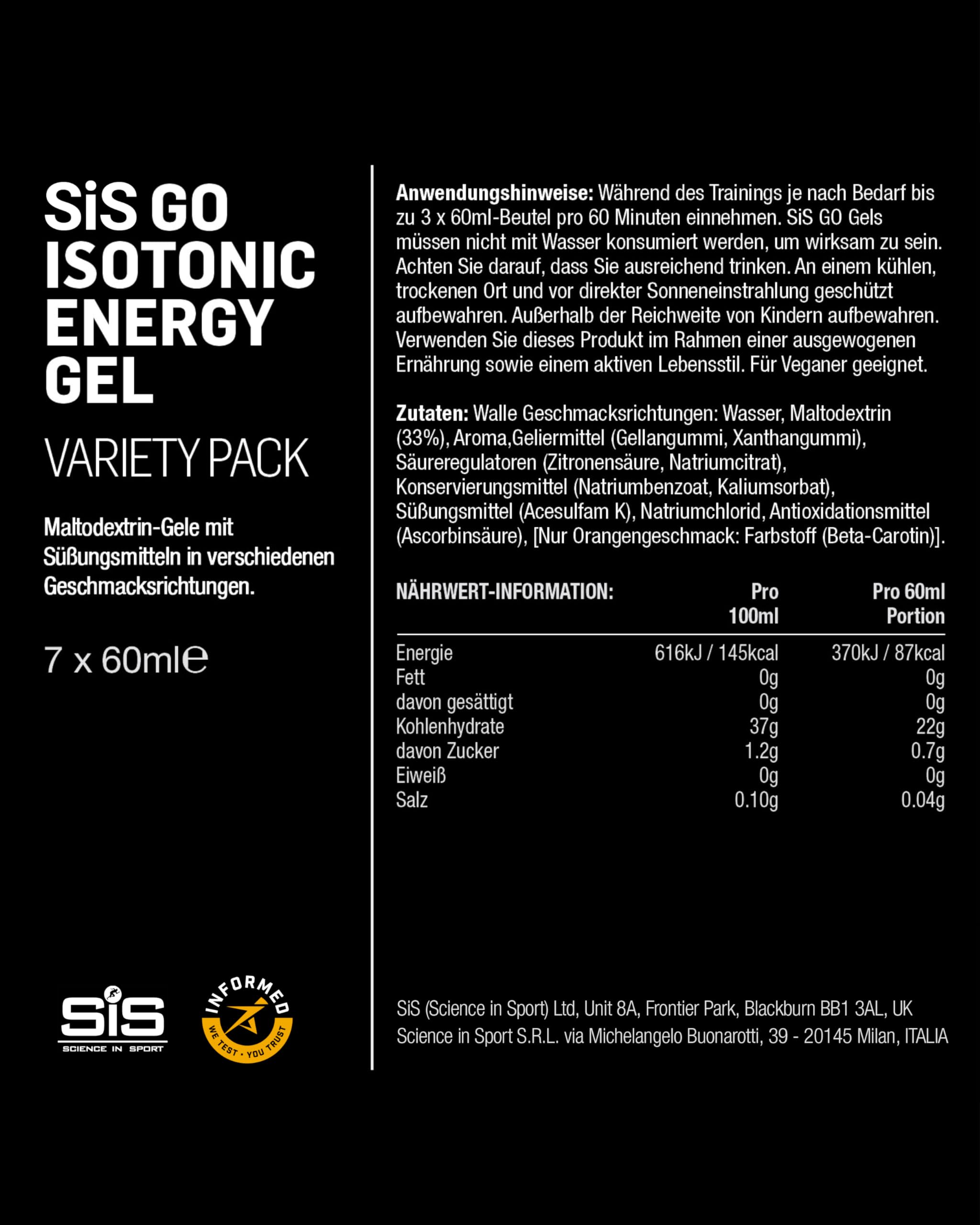 science-in-sport-go-isotonisches-energy-gel-mixed-7-x-60-ml image 5