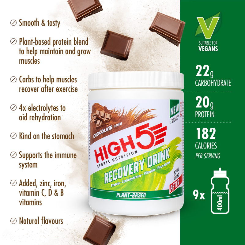high5-plant-based-recovery-drink-450g-schokolade image 2