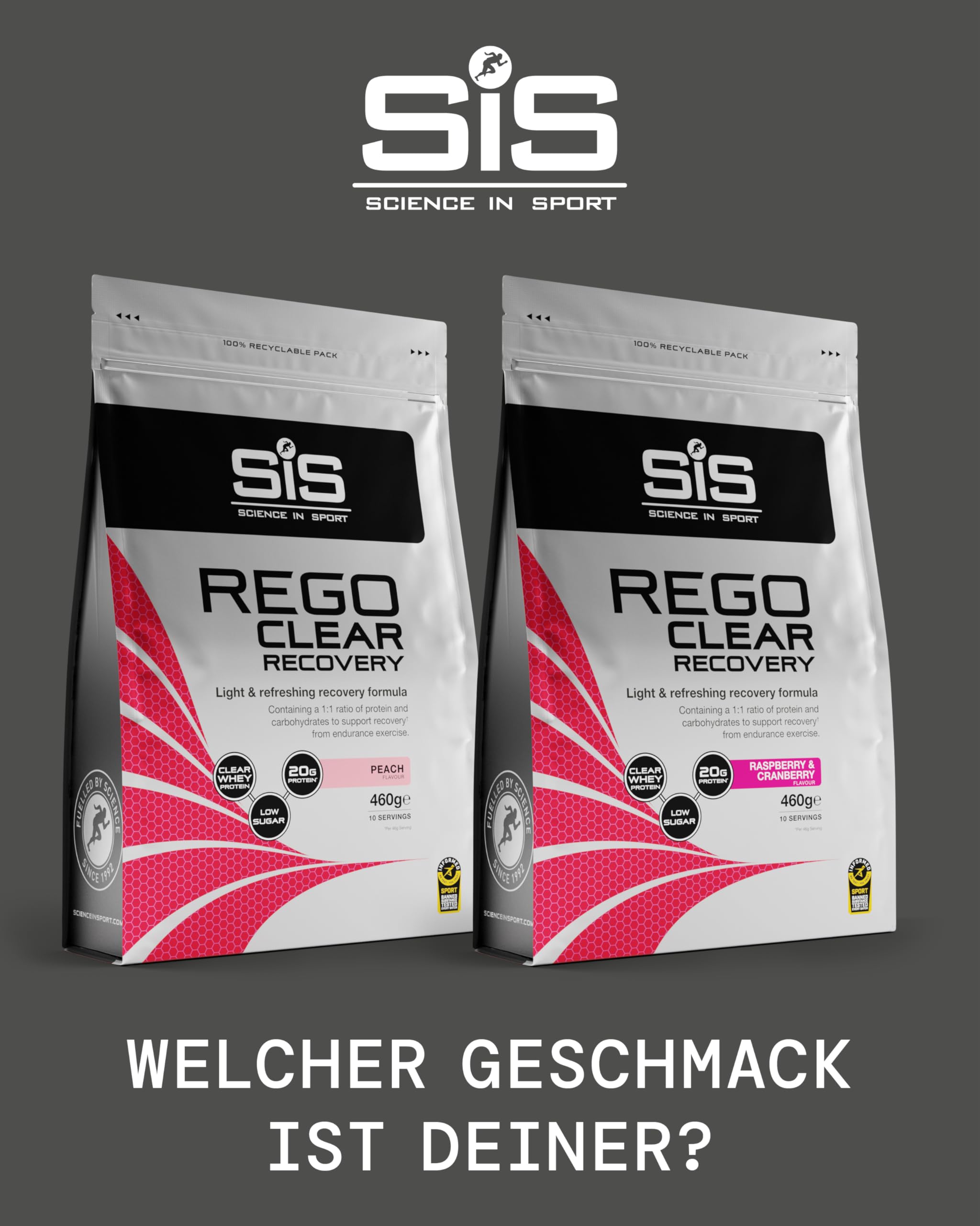 science-in-sport-rego-clear-recovery-pulver-himbeere-cranberry-460g image 6