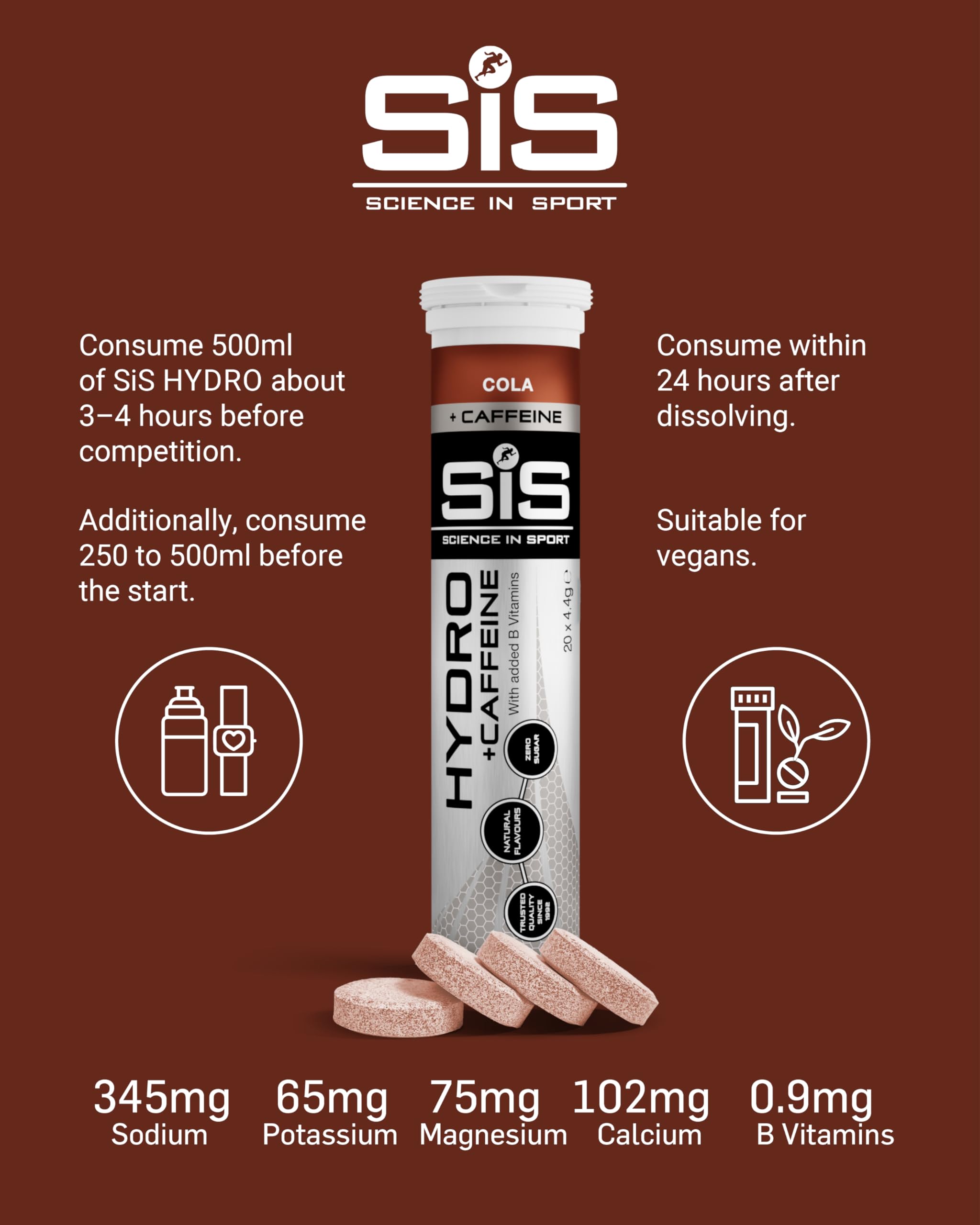 science-in-sport-go-hydro-koffein-brausetabletten-cola-3x20-tabs image 4