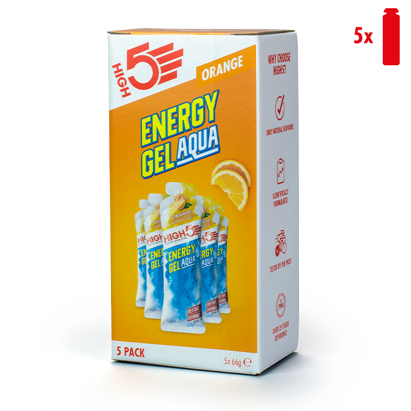 high5-energy-gel-aqua-5-pack-orange-leichtes-gel-mit-fruchtsaft image 1