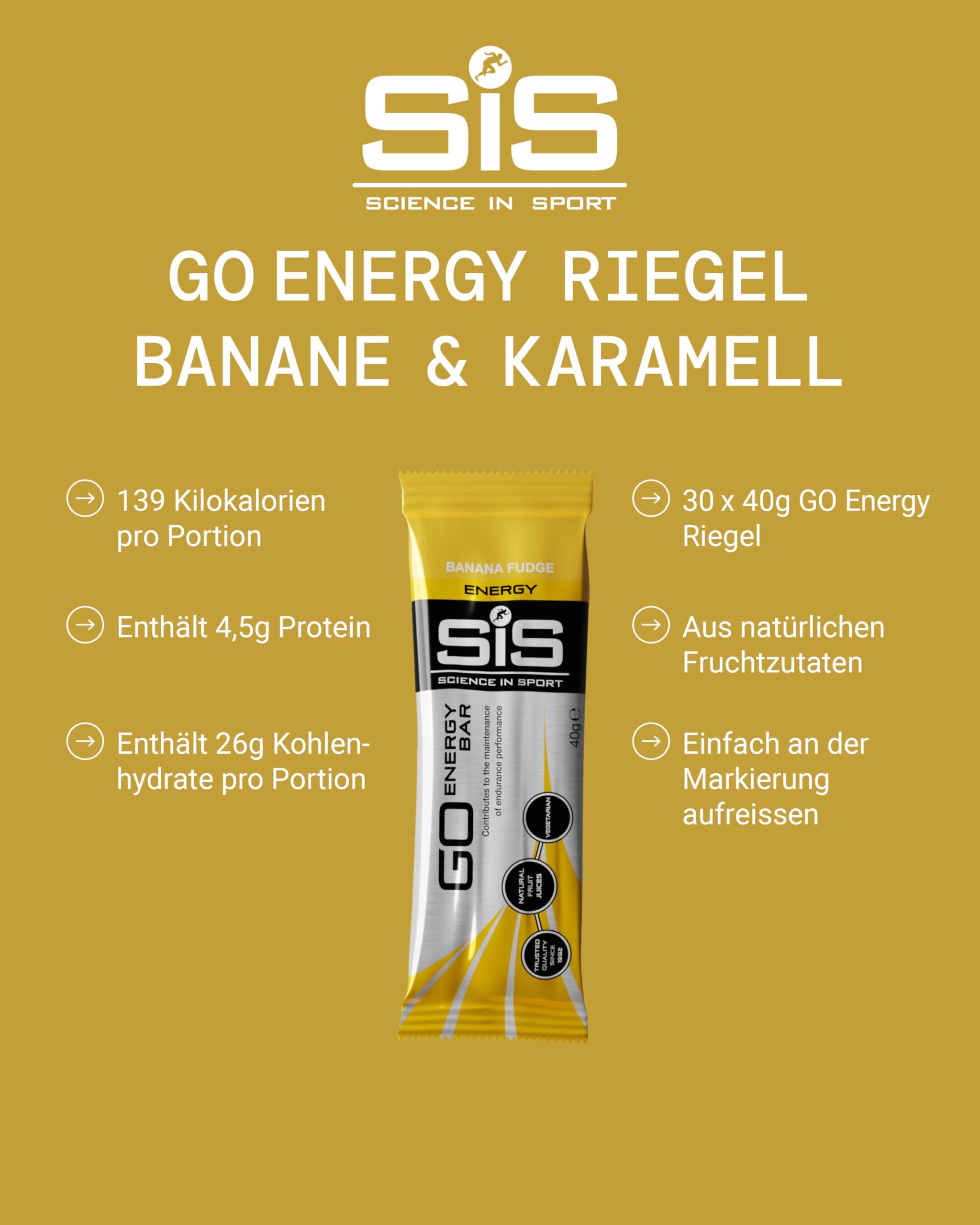 science-in-sport-go-energieriegel-mini-30-x-40-g-banane-karamell image 2
