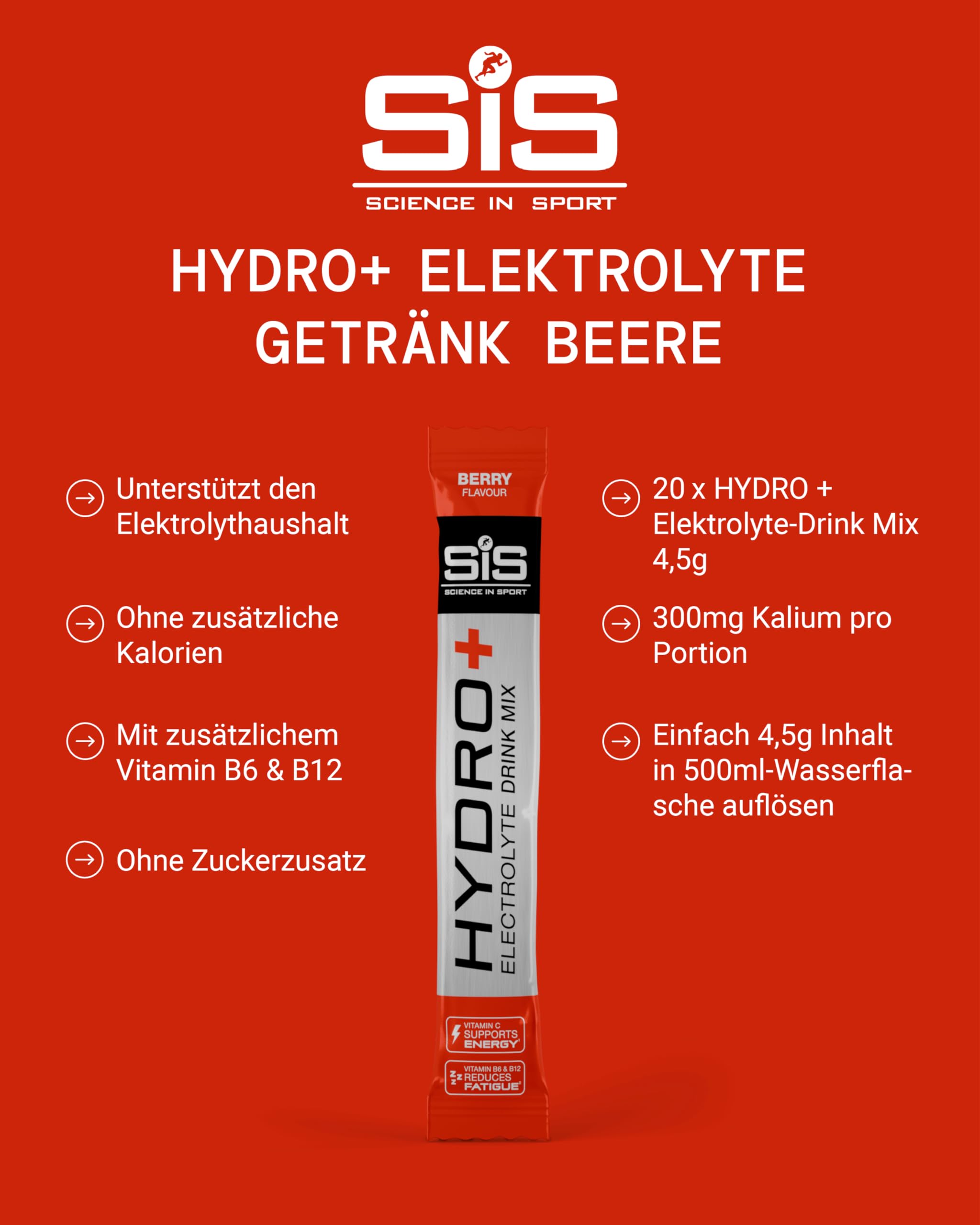science-in-sport-hydro-elektrolyt-getr-nkepulver-beere-20-beutel image 2